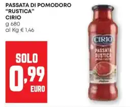 Passata di pomodoro "rustica" CIRIO