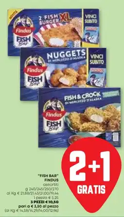 Pam "fish bar" FINDUS assortiti offerta