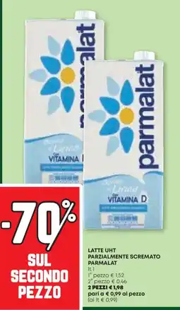 Pam Latte uht parzialmente scremato PARMALAT offerta