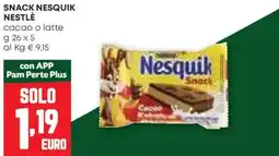 Pam Snack nesquik NESTLÉ offerta