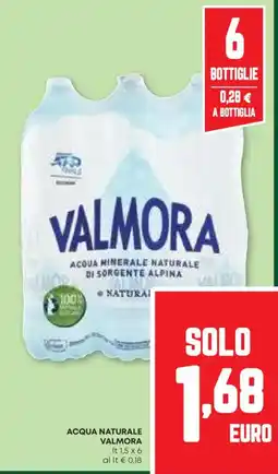 Pam Acqua naturale VALMORA offerta