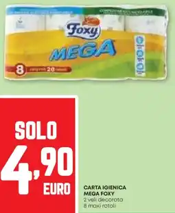 Pam Euro carta igienica MEGA FOXY offerta