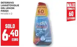 Pam Detersivo lavastoviglie gel lemon FINISH offerta