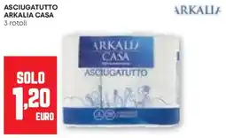 Pam Asciugatutto ARKALIA CASA 3 rotoli offerta