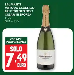 Pam Spumante metodo classico brut trento doc CESARINI SFORZA offerta