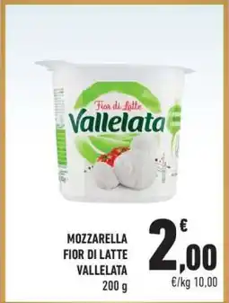 Conad MOZZARELLA FIOR DI LATTE VALLELATA offerta