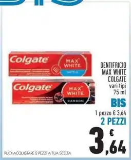 Conad Colgate Max White offerta