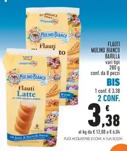 Conad Flauti Mulino Bianco Barilla offerta