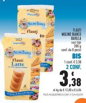 Conad Flauti Mulino Bianco Barilla offerta