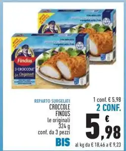 Conad Croccole Findus offerta
