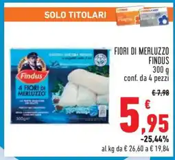 Conad FIORI DI MERLUZZO FINDUS offerta