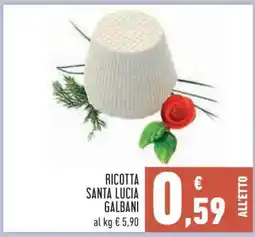 Conad RICOTTA SANTA LUCIA GALBANI offerta