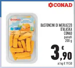 Conad BASTONCINI DI MERLUZZO D'ALASKA CONAD offerta