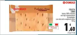 Conad Focaccia Conad offerta