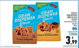 Conad BISCOTTI GRAN DISPENSA BONTÀ DI CASA COLUSSI offerta