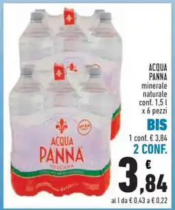 Conad Acqua Panna offerta