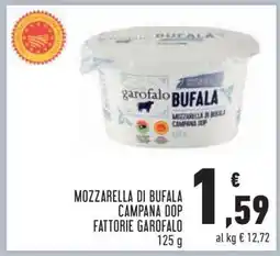 Conad MOZZARELLA DI BUFALA CAMPANA DOP FATTORIE GAROFALO offerta