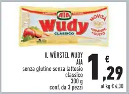 Conad IL WÜRSTEL WUDY offerta