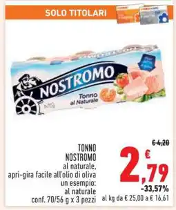 Conad Tonno Nostromo offerta