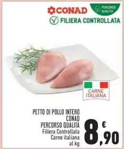 Conad Petto Di Pollo Intero offerta