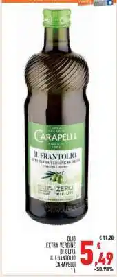 Conad Olio Extra Vergine di Oliva Il Frantoio Carapelli offerta