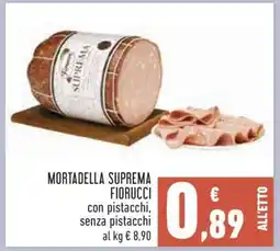 Conad Mortadella Suprema Fiorucci offerta