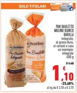 Conad PAN BAULETTO MULINO BIANCO BARILLA offerta