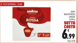 Conad CAFFÈ QUALITÀ ROSSA LAVAZZA offerta