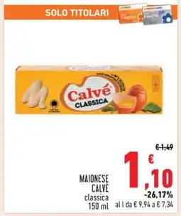Conad Maionese Calvé Classica offerta