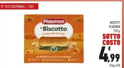 Conad Biscotti Plasmon offerta