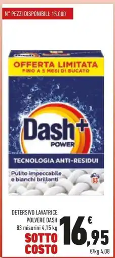 Conad DETERSIVO LAVATRICE POLVERE DASH offerta