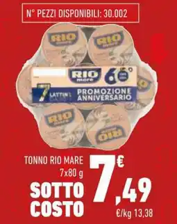 Conad TONNO RIO MARE offerta