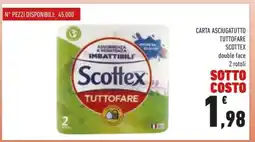 Conad Scottex Carta Asciugatutto Tuttofare offerta