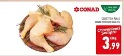 Conad Cosce di pollo offerta