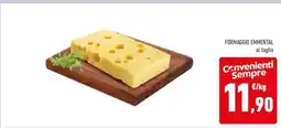 Conad FORMAGGIO EMMENTAL al taglio offerta