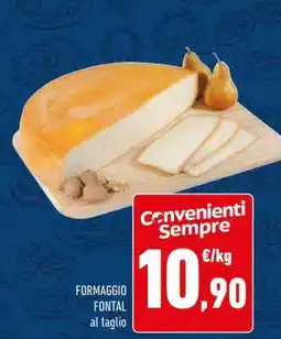 Conad FORMAGGIO FONTAL al taglio offerta