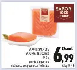 Conad SAKU DI SALMONE SAPORI&IDEE CONAD offerta