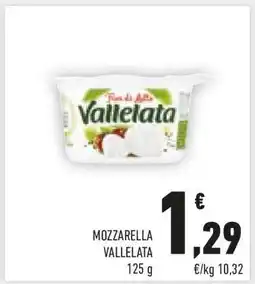 Conad Mozzarella Vallelata offerta
