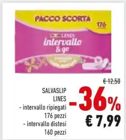 Conad SALVASLIP LINES offerta