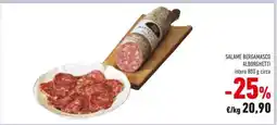 Conad SALAME BERGAMASCO ALBORGHETTI offerta