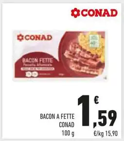 Conad Bacon a Fette offerta