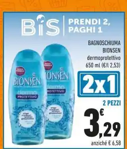 Conad BIONSEN Bagnoschiuma offerta