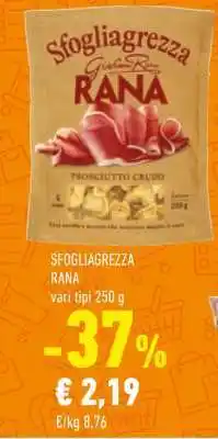 Conad Sfogliagrezza Rana offerta