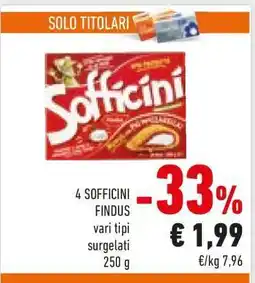 Conad 4 Sofficini Findus offerta