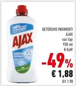 Conad Detersivo Pavimenti Ajax offerta