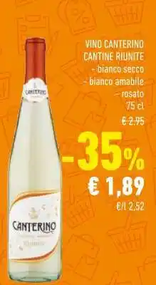 Conad VINO CANTERINO CANTINE RIUNITE offerta