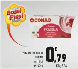 Conad YOGURT CREMOSO CONAD offerta
