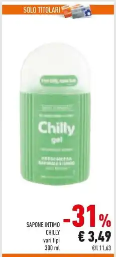 Conad SAPONE INTIMO CHILLY offerta
