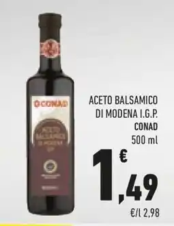 Conad ACETO BALSAMICO DI MODENA I.G.P offerta