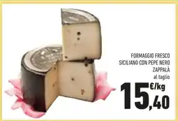 Conad FORMAGGIO FRESCO SICILIANO CON PEPE NERO ZAPPALÀ offerta